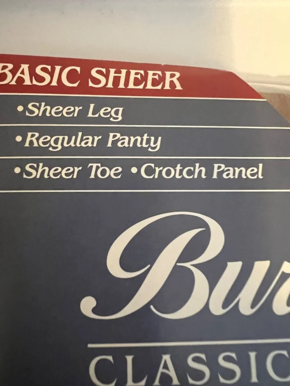 Pantyhose Sheer Queen 3 Vintage Burlington Wild Rice Set of 2 NEW